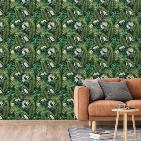 DUTCH WALLCOVERINGS Papel pintado Eden negro y verde oscuro de , Papel pintado - Ref: Foro24-442568, Precio: 30,60 €, Descuen...