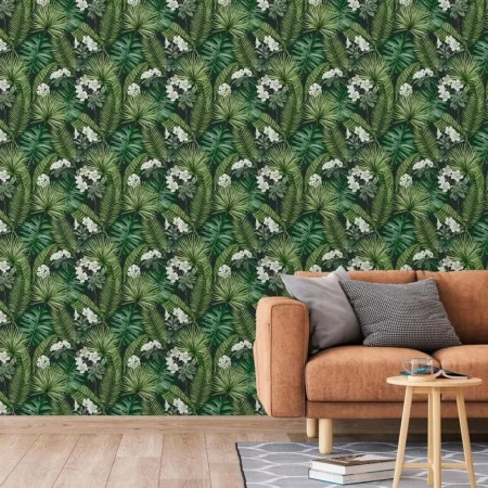 DUTCH WALLCOVERINGS Papel pintado Eden negro y verde oscuro de , Papel pintado - Ref: Foro24-442568, Precio: 30,60 €, Descuen...