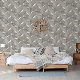 DUTCH WALLCOVERINGS Papel pintado Onyx gris oscuro de , Papel pintado - Ref: Foro24-442577, Precio: 30,60 €, Descuento: %