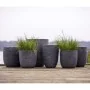 Capi Macetero Waste Rib gris 43x41 cm de , Maceteros y jardineras - Ref: Foro24-442100, Precio: 86,55 €, Descuento: %