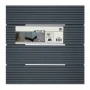 Nature Soporte con ruedas para plantas cuadrado WPC gris 30x30 cm de , Soportes para macetas - Ref: Foro24-446402, Precio: 28...