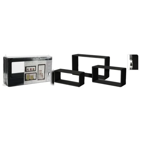 H&S Collection Juego de estantes de madera 3 piezas negro de , Estantes y estanterías - Ref: Foro24-445874, Precio: 35,56 €, ...