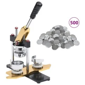 Máquina de hacer insignias con 500 piezas de chapas 44 mm de , Manualidades - Ref: Foro24-3056505, Precio: 192,49 €, Descuent...