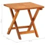 Tumbona de jardín con mesa y cojín madera maciza de acacia by , Loungers - Ref: Foro24-3061630, Price: 250,18 €, Discount: %