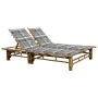 Tumbona con cojines para 2 personas bambú by , Loungers - Ref: Foro24-3063959, Price: 339,55 €, Discount: %