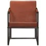 Sillón de cuero auténtico marrón de , Sillones - Ref: Foro24-247800, Precio: 220,01 €, Descuento: %