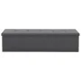 Banco almacenaje plegable lino sintético 150x38x38 gris oscuro by , Benches for halls and storage - Ref: Foro24-247089, Price...
