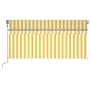Toldo retráctil automático con persiana amarillo 3,5x2,5 m de , Toldos - Ref: Foro24-3069408, Precio: 427,24 €, Descuento: %