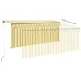 Toldo retráctil automático con persiana amarillo 3,5x2,5 m de , Toldos - Ref: Foro24-3069408, Precio: 427,24 €, Descuento: %