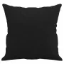 Sofá de 3 plazas con cojines tela de microfibra negro 180 cm de , Sofás - Ref: Foro24-3200980, Precio: 349,82 €, Descuento: %