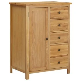 Armario de madera maciza de roble 76x52x105 cm de , Armarios roperos - Ref: Foro24-289199, Precio: 394,24 €, Descuento: %