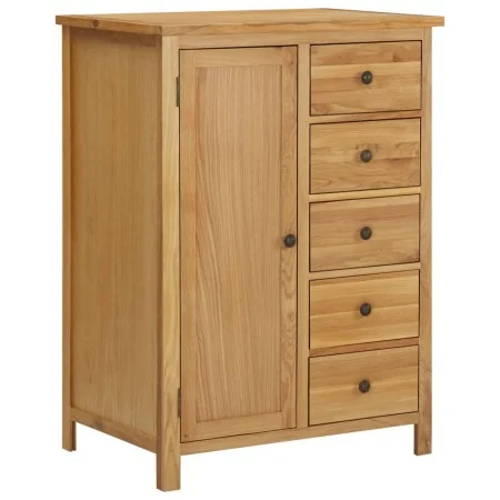 Armario de madera maciza de roble 76x52x105 cm de , Armarios roperos - Ref: Foro24-289199, Precio: 394,24 €, Descuento: %