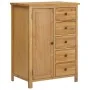 Armario de madera maciza de roble 76x52x105 cm de , Armarios roperos - Ref: Foro24-289199, Precio: 394,24 €, Descuento: %