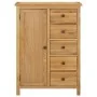 Armario de madera maciza de roble 76x52x105 cm de , Armarios roperos - Ref: Foro24-289199, Precio: 394,24 €, Descuento: %