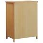 Armario de madera maciza de roble 76x52x105 cm de , Armarios roperos - Ref: Foro24-289199, Precio: 394,24 €, Descuento: %
