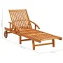 Tumbonas con cojines 2 unidades madera maciza de acacia by , Loungers - Ref: Foro24-3077340, Price: 443,10 €, Discount: %
