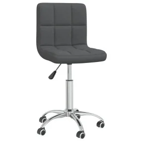 Silla de comedor giratoria tela gris oscuro de , Sillas de comedor - Ref: Foro24-3087532, Precio: 82,05 €, Descuento: %