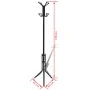 Perchero de metal negro de , Percheros para sombreros y abrigos - Ref: Foro24-241172, Precio: 25,58 €, Descuento: %