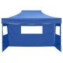 Carpa pleglable con 3 paredes 3x4,5 m azul de , Carpas y cenadores - Ref: Foro24-44971, Precio: 176,21 €, Descuento: %