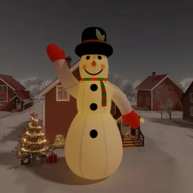 Muñeco de nieve inflable de Navidad con LED 1000 cm de , Luces de Navidad - Ref: Foro24-345282, Precio: 354,94 €, Descuento: %