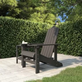 Silla de jardín Adirondack HDPE gris antracita de , Sillas de jardín - Ref: Foro24-318638, Precio: 182,83 €, Descuento: %