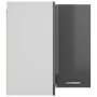 Armario colgante esquina “Lyon” gris brillo de , Armarios de cocina - Ref: Foro24-806397, Precio: 83,57 €, Descuento: %