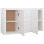 Aparador de madera contrachapada blanco 120x36x69 cm de , Aparadores - Ref: Foro24-801841, Precio: 137,19 €, Descuento: %