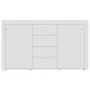 Aparador de madera contrachapada blanco 120x36x69 cm de , Aparadores - Ref: Foro24-801841, Precio: 137,19 €, Descuento: %