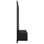 Mueble TV de pared contrachapado negro brillante 120x23,5x90 cm de , Muebles TV - Ref: Foro24-808276, Precio: 63,72 €, Descue...