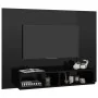 Mueble TV de pared contrachapado negro brillante 120x23,5x90 cm de , Muebles TV - Ref: Foro24-808276, Precio: 63,72 €, Descue...