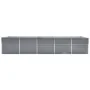 Arriate de acero galvanizado gris 400x80x45 cm de , Maceteros y jardineras - Ref: Foro24-47056, Precio: 80,22 €, Descuento: %