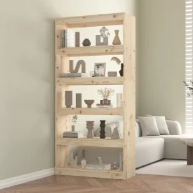 Estantería/divisor de espacios madera de pino 80x30x167,4 cm de , Librerías y estanterías - Ref: Foro24-808198, Precio: 111,0...