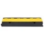 Rampas protectoras de cables con 2 canales 2 uds goma 100 cm de , Señales de carretera y tráfico - Ref: Foro24-150968, Precio...