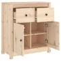 Aparador de madera maciza de pino 70x35x80 cm by , Sideboards - Ref: Foro24-813749, Price: 104,57 €, Discount: %