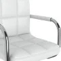 Sillas de comedor giratorias 6 unidades cuero sintético blanco by , dining chairs - Ref: Foro24-3087896, Price: 364,66 €, Dis...