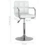 Sillas de comedor giratorias 6 unidades cuero sintético blanco by , dining chairs - Ref: Foro24-3087896, Price: 364,66 €, Dis...
