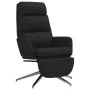 Sillón de relax con reposapiés tela negro by , Armchairs - Ref: Foro24-3097530, Price: 137,89 €, Discount: %
