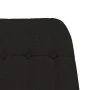 Sillón mecedora con taburete tela negro de , Mecedoras - Ref: Foro24-3097710, Precio: 138,71 €, Descuento: %