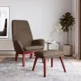 Sillón de relax con taburete de tela gris taupé de , Sillones - Ref: Foro24-3097880, Precio: 142,53 €, Descuento: %