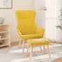 Sillón de relax con taburete tela amarillo mostaza von , Sessel - Ref: Foro24-3097889, Preis: 123,31 €, Rabatt: %