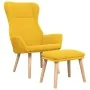 Sillón de relax con taburete tela amarillo mostaza von , Sessel - Ref: Foro24-3097889, Preis: 123,31 €, Rabatt: %