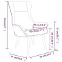 Sillón de relax con taburete tela amarillo mostaza von , Sessel - Ref: Foro24-3097889, Preis: 123,31 €, Rabatt: %