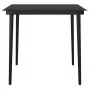 Juego de comedor de jardín 3 piezas gris y negro de , Conjuntos de jardín - Ref: Foro24-3099407, Precio: 205,92 €, Descuento: %