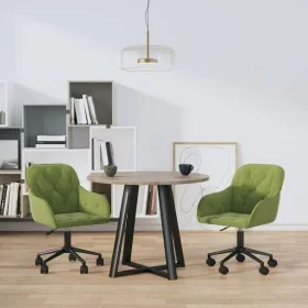 Sillas de comedor giratorias 2 unidades terciopelo verde claro von , Essstühle - Ref: Foro24-3103424, Preis: 178,79 €, Rabatt: %