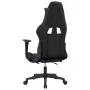 Silla gaming con reposapiés cuero sintético negro azul de , Sillones para videojuegos - Ref: Foro24-3143699, Precio: 124,24 €...