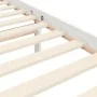 Weißer Massivholzbettrahmen mit Kopfteil 120x200 cm von vidaXL, Betten und Lattenroste - Ref: Foro24-3194827, Preis: 123,57 €...
