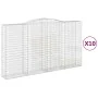 Cestas de gaviones 10 uds forma de arco hierro 400x50x220/240cm de , Maceteros y jardineras - Ref: Foro24-3147082, Precio: 2,...