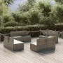 Sofás centrales de jardín 8 uds ratán PE gris 57x57x56 cm de , Conjuntos de jardín - Ref: Foro24-3157505, Precio: 722,70 €, D...