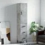 Aparador de madera contrachapada gris hormigón 34,5x34x180 cm by , Sideboards - Ref: Foro24-3198853, Price: 109,72 €, Discoun...