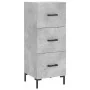 Aparador de madera contrachapada gris hormigón 34,5x34x180 cm by , Sideboards - Ref: Foro24-3198853, Price: 109,72 €, Discoun...